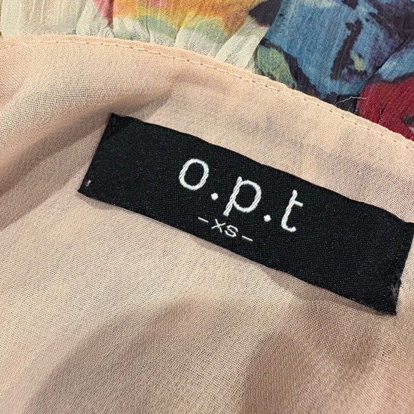 Floral Ruffle Mini Dress - Picture 2 of 3